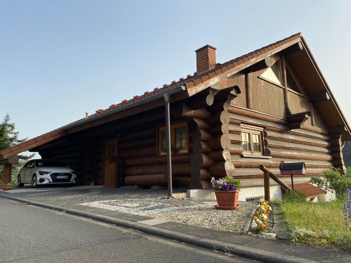 Villa Traumhaftes Blockhaus am Rhein Kamp-Bornhofen Exterior foto